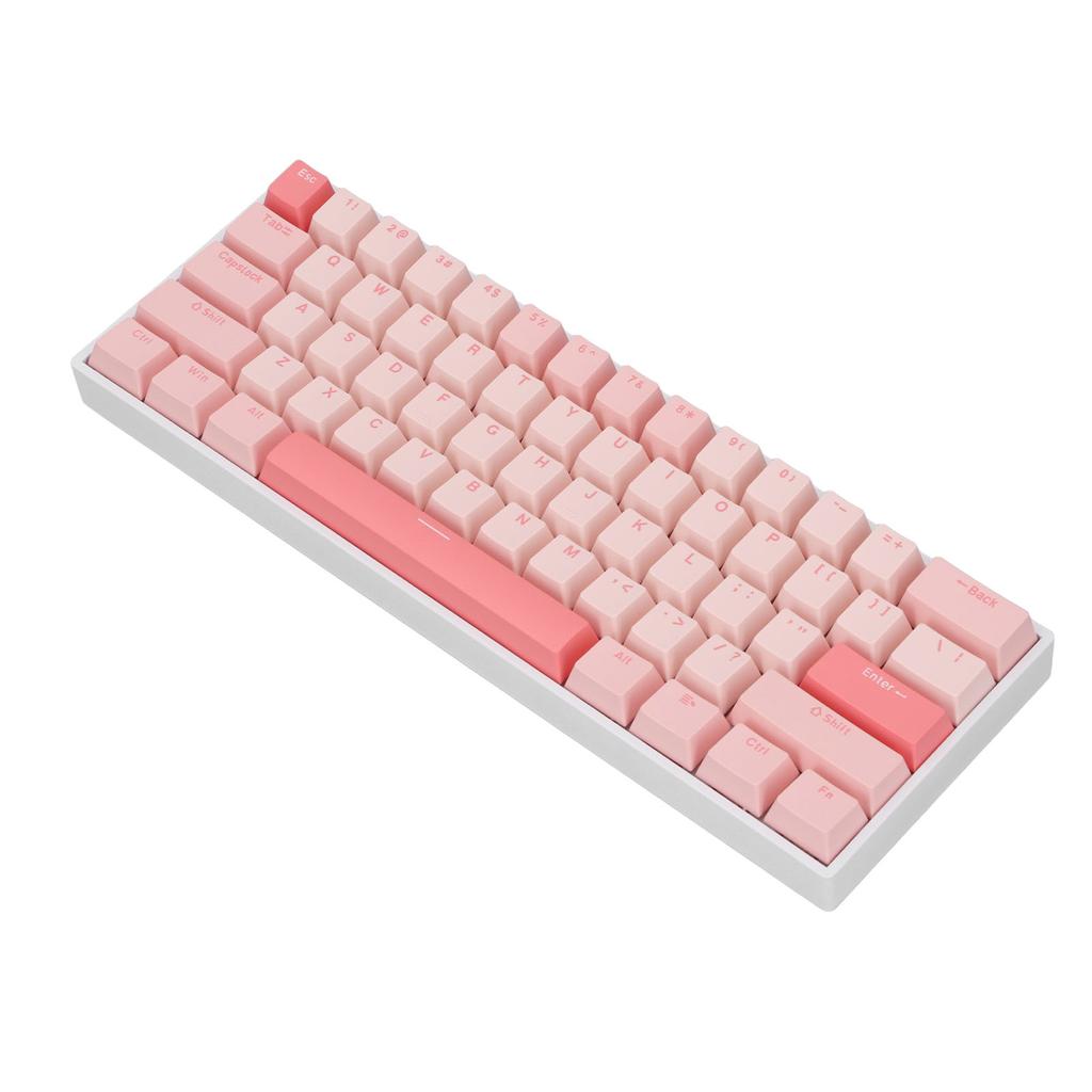 61 Keys 60percent  Mechanical Keyboard 2.4G Wireless Bluetooth 3.0 5.0 Type C Wired Red Switch Backlit