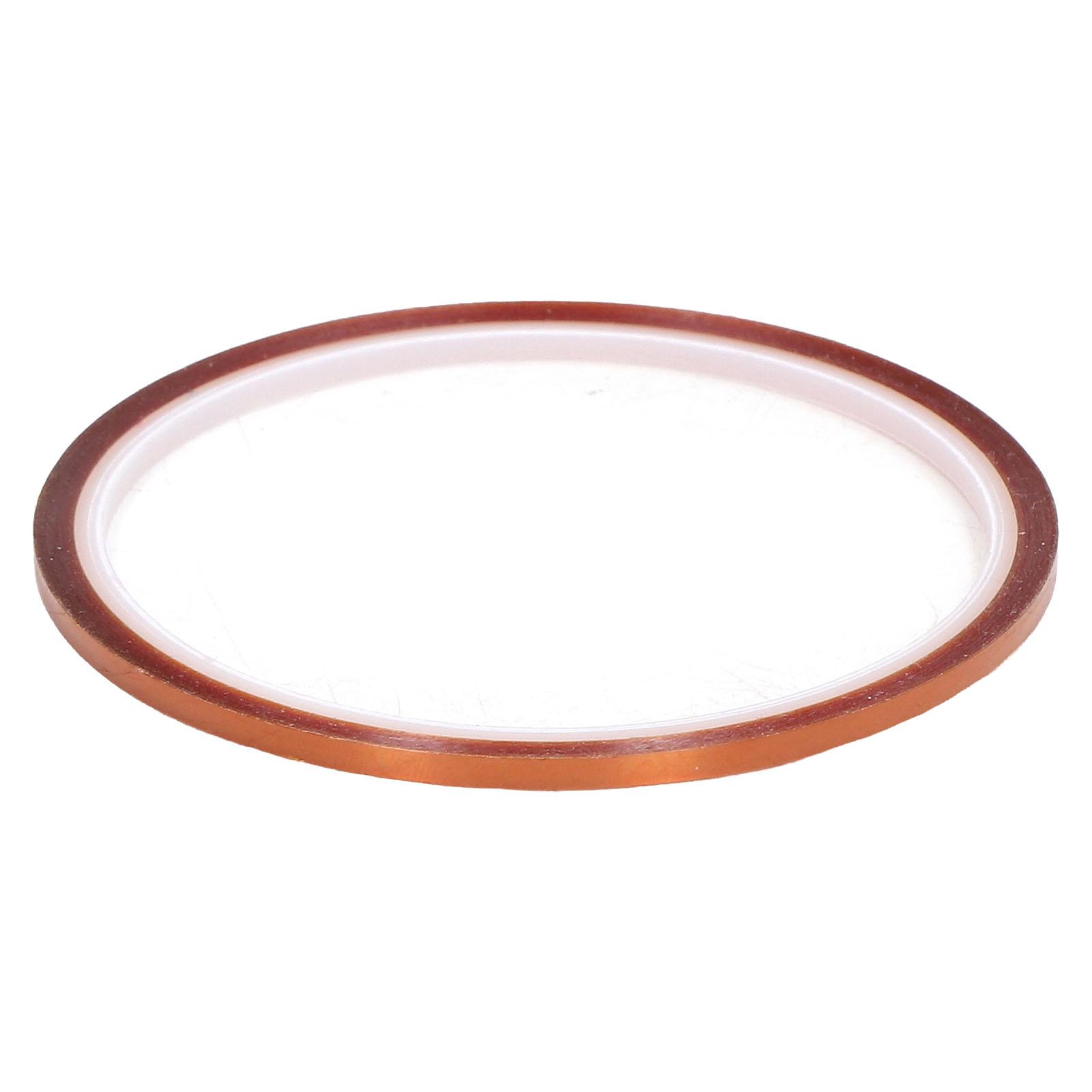 

10PCS High Temperature Tape Dark Brown Insulated Adhesive Polyimide Film Tape for Transformer 5mm