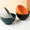 4Pcs Kitchen Tableware Wheat Straw Bowl Food Grade Wheat Rice Bowl Tableware Food Container Dessert Salad Rice Bowl Sets