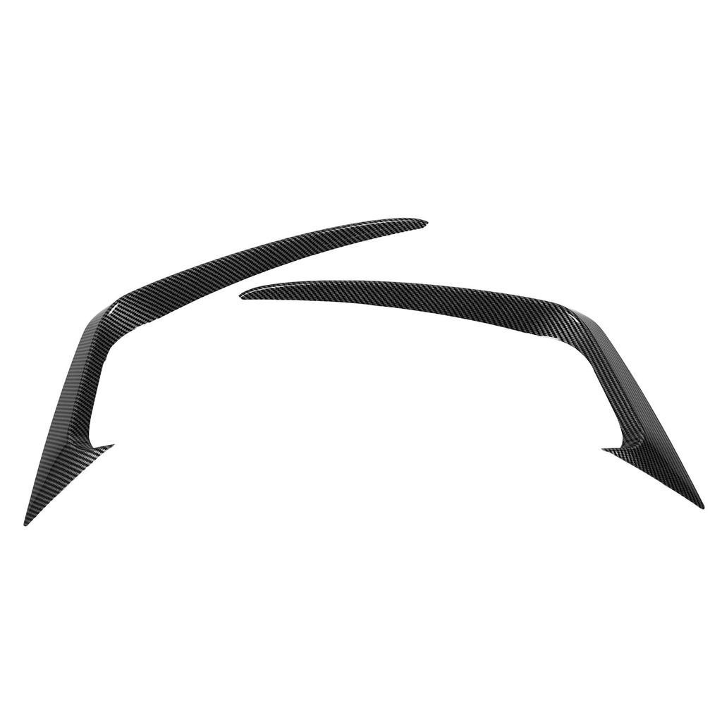 2PCS Front Bumper Side Vent Splitter Left Right Wear Resistant Bumper Spoiler Trim for Fiesta ST MK6 2012 To 2017