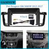 9 Inch Car Frame Fascia Adapter Canbus Box Decoder For Peugeot 508 508SW 2012-2016 Android Radio Dash Fitting Panel Kit