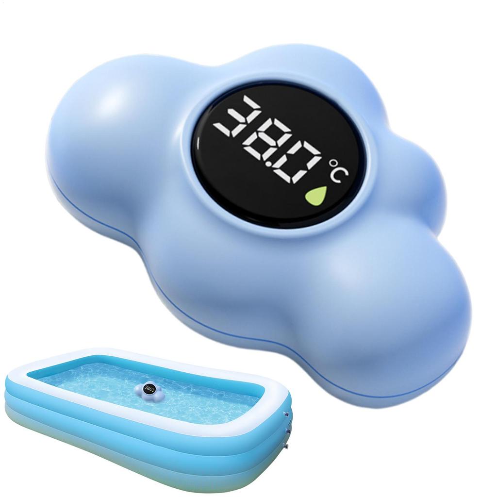 Thermomètre de bain pour bébé Moniteur de température de baignoire Flottant Numérique Thermomètre de température de bain pour bébé Affichage LED Testeur de température