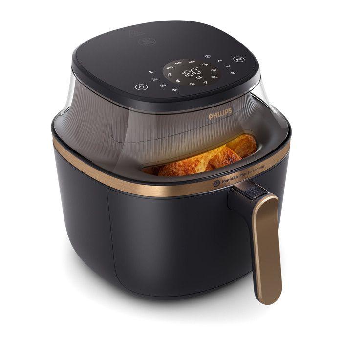 Philips Heißluftfritteuse NA32200 4,2L 16 Programme RapidAirPlus Schwarz 1400W