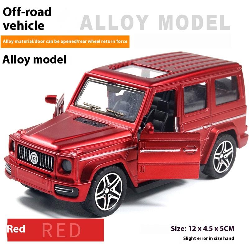 Modello di auto fuoristrada in lega Simulazione Giocattolo per bambini Auto per bambini Ornamenti per auto Decorazione