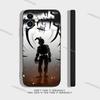 Five-Nights-At-Freddys F-Fnaf Průhledný silikonový kryt pro iPhone 17,16,15,14,13,12,11Pro,Max,Mini,XS,X,8,Plus Nárazuvzdorný černý kryt