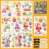 Chuanhao Easter Stickers: Cute Rabbit & Colorful Egg Cartoon Wall Décor