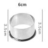 3Pcs/Set Stainless Stee Round Dough Cutter DIY Dumplings Skin Mold Flower Shaped Cookie Pastry Maker Biscuit Circle Ring Mould
