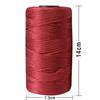 250g Silky Cotton Linen Crochet Yarn 2.5mm Lightweight Ice Silk Flat Ribbon Yarn Handmade Crocheting DIY Bags Hats Hollow Thread