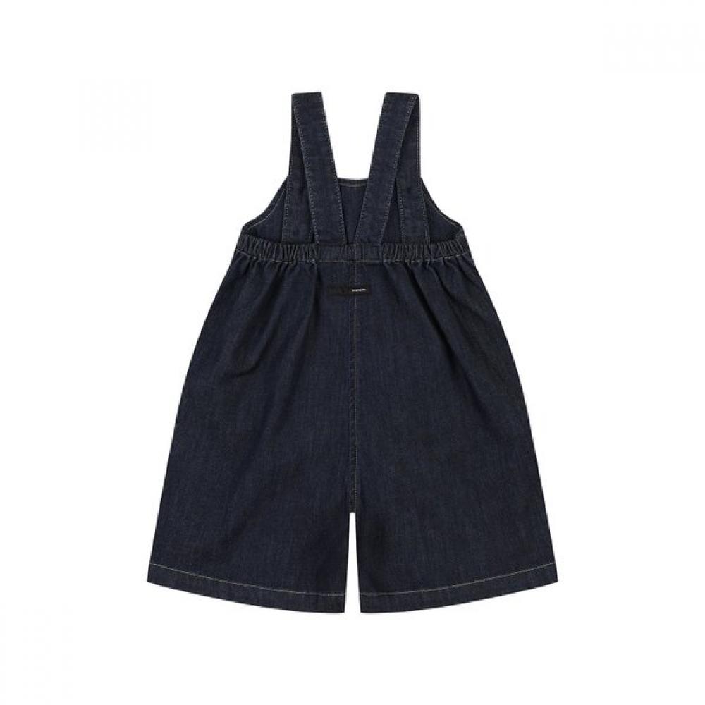 Kangol Kids Denim Wide Fit Overall Navy  Bsbcov0d170nv 