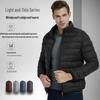 Men's Winter Hooded Down Cotton Vest Waistcoat