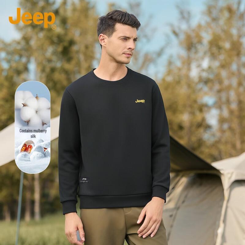 

Jeep Мужской повседневный свитшот с круглым вырезом 2XL