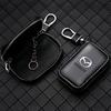 Skórzany Brelok Torba na Kluczyki Samochodowe Wielofunkcyjny Etui na Klucze Do Mazda 3 6 Atenza Axela Demio CX3 CX5 MS Akcesoria do Kluczy Samochodowych