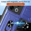 For Infinix GT 20 Pro 5G Case PC+TPU Kickstand Phone Back Cover with Camera Slider