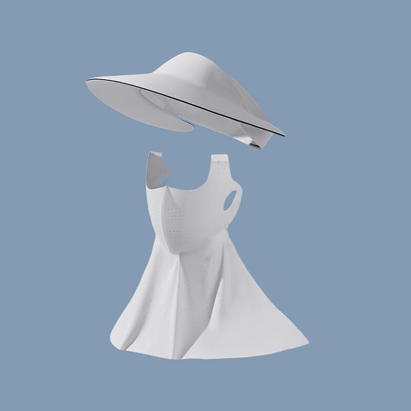 Nanjiren Women's Summer Sun Protection Visor Hat with Face & Neck Mask