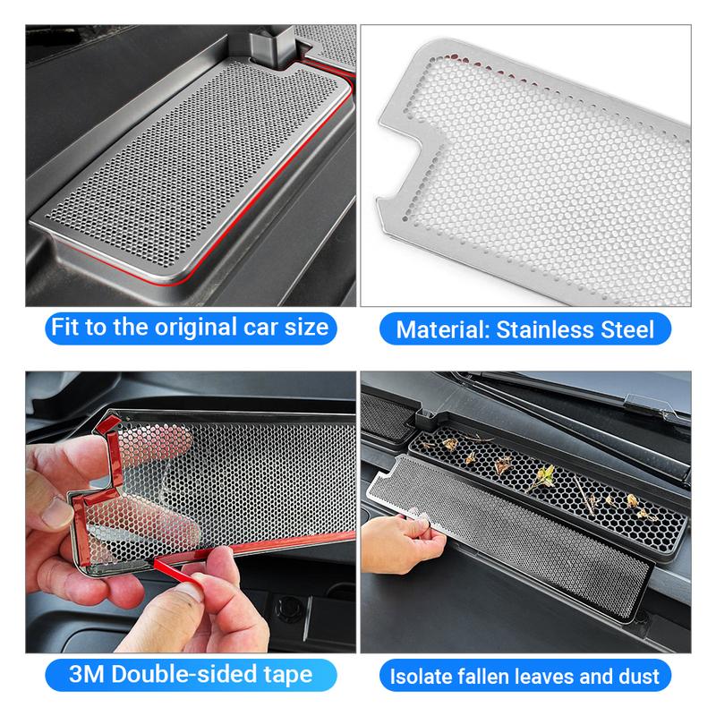 For Xpeng G6 2024 2025 2026 Car Water Channel Cover Air Conditioning Inlet Filter Element ect Screen Accessories