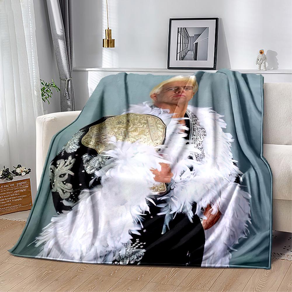 Ric Flair Blankets Are Suitable for Living Rooms,making Them an Ideal Choice for Outdoor Travel and Gifts.