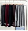 Le Kasha Temperament 100% Pure Wool Machine-Washable Women's Summer Slimming Waist Umbrella Skirt Long Dress