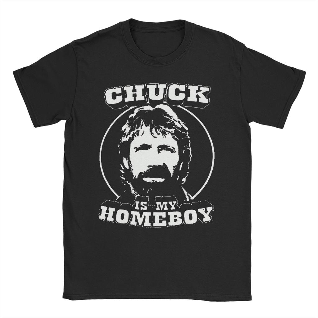 Erinnern Sie sich an Chuck Norris T-Shirts Für Unisex Unisex Baumwolle Lässig T-Shirt Rundhals T-Shirt Kurzarm Kleidung Sommer