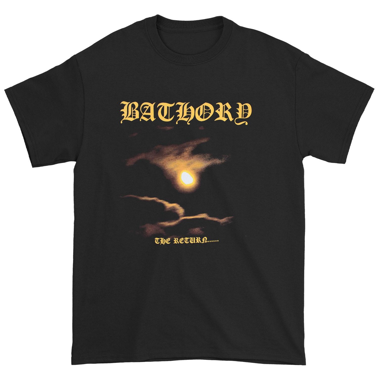 Men s Bathory The Return T-shirt Medium Black S