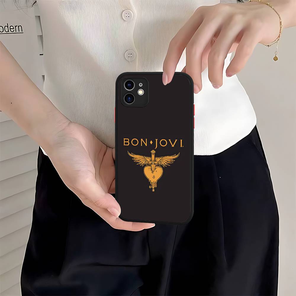 B-BonS J-Jovi Phone Case For IPhone 16e 16 15 14 13 12 11 Pro Max X XS Max Plus Matte Clear