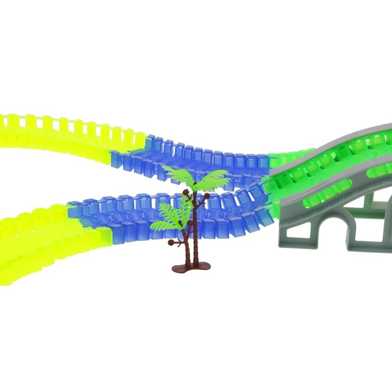 360pcs Glow Tracks 2 Cars Vehicles