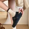 Boken shoes women 2026 thick soled warm cotton shoes winter new fur shoes for women wearing single shoes outside