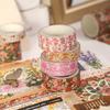 15 Rolls/box Plant Floral Washi Tape Set for DIY Decoration Notebooks Stationery