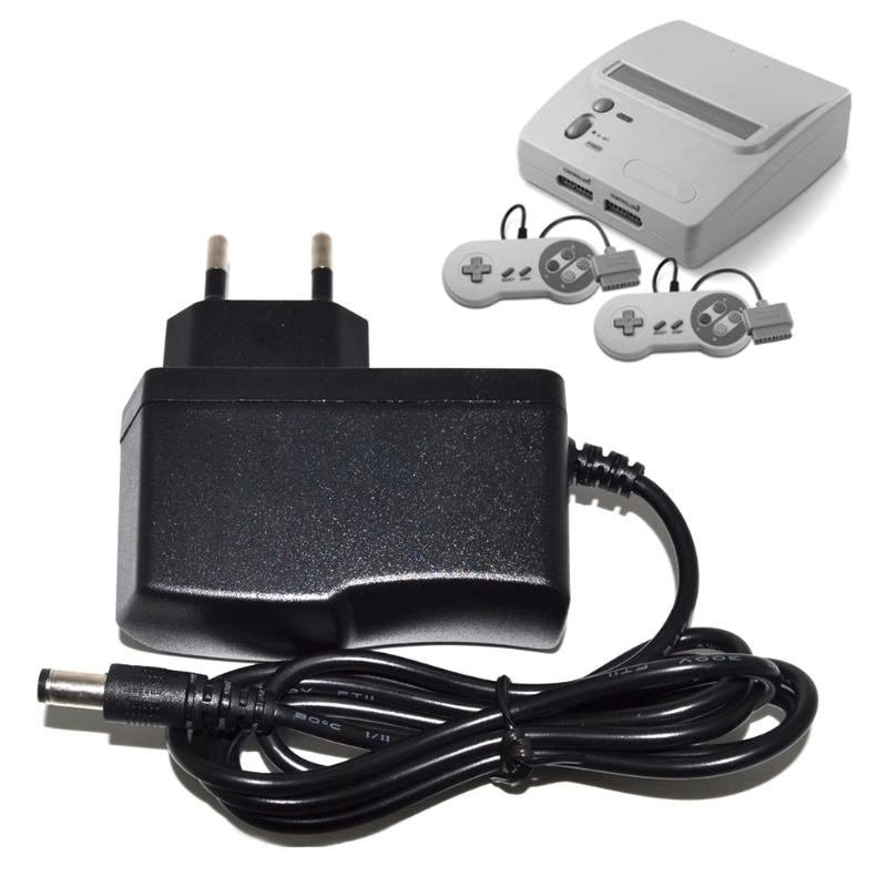 High Quality EU Plug AC Adapter Home Wall Power Supply for SNES NES Console Charger Cable Accessories