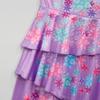 Encanto Isabella Floral Princess Dress with Bell Sleeves for Girls Costume with Matching Bag