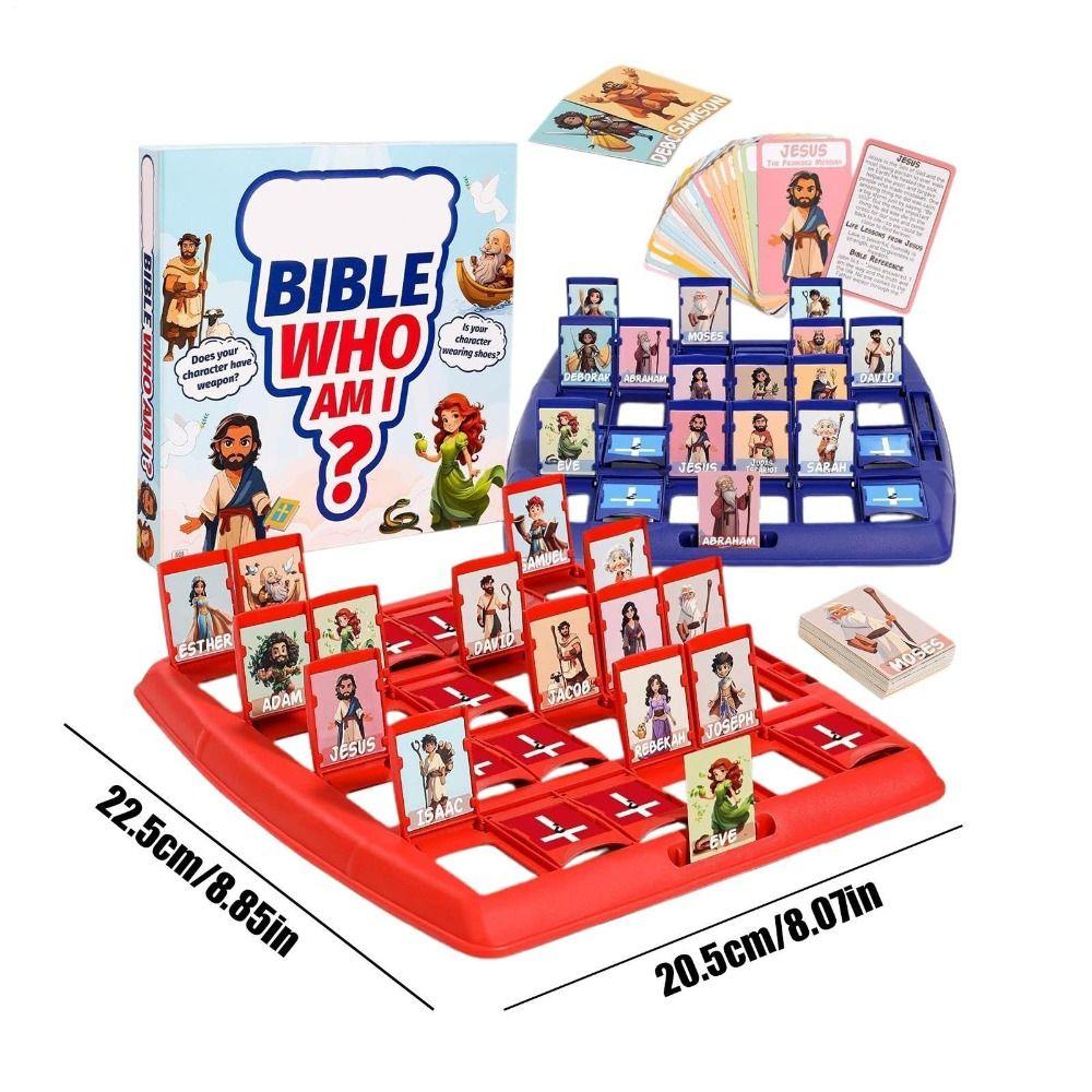 Bible Study Guess Bible Who I Am Board Games Party Toys 2 Player Guess Bible Play