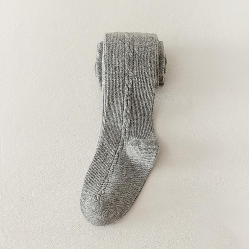 Katoenen skinny legging voor meisjes Effen kleuren Voet Anti-muggen panty legging