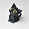 5Pcs Cat Ornament Mini Figurines Miniature Resin Cute Kitten Micro Landscape Crafts Small Ornaments Desktop Decoration