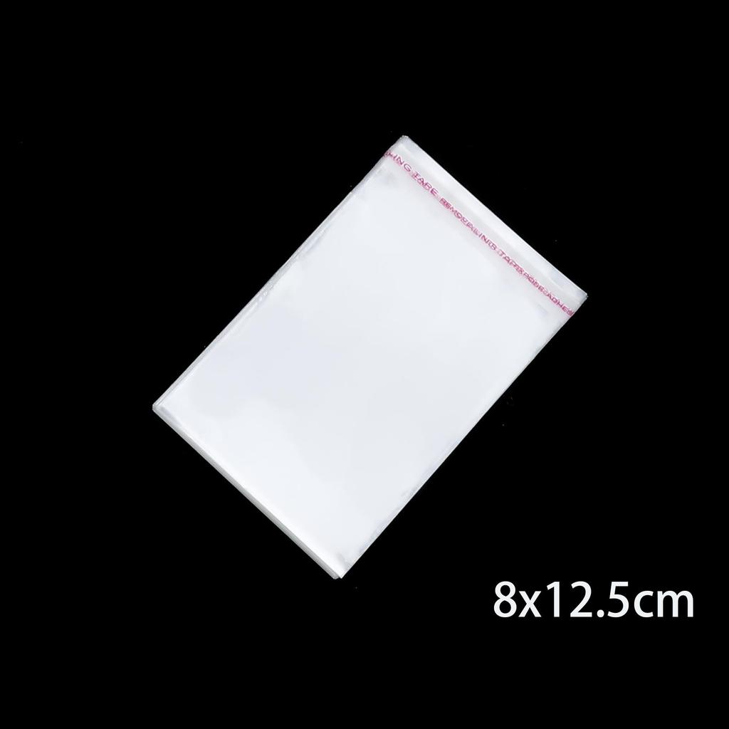 100/200 Stück OPP Transparente Selbstklebende Tasche Handgefertigte Zubehörtasche Verpackung
