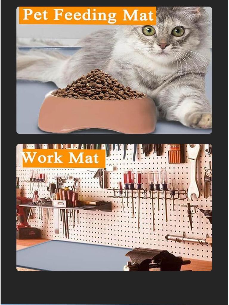 Washing Machine & Fridge Silicone Dust Protector: Heat-Resistant, Non-Slip, Multi-Functional Mat