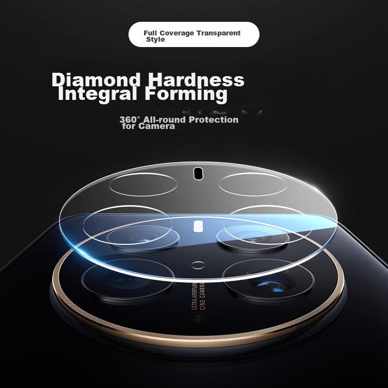 Huawei Mate50Pro Camera Lens Protector, Full Coverage HUAWEI Rear Camera Protection, Wear-Resistant, Scratch-Resistant Glass, All-In Transparent