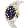 BULOVA Marine Star Zweifarbiges Armband Blaues Zifferblatt Quarz 98B384 100M Herrenuhr