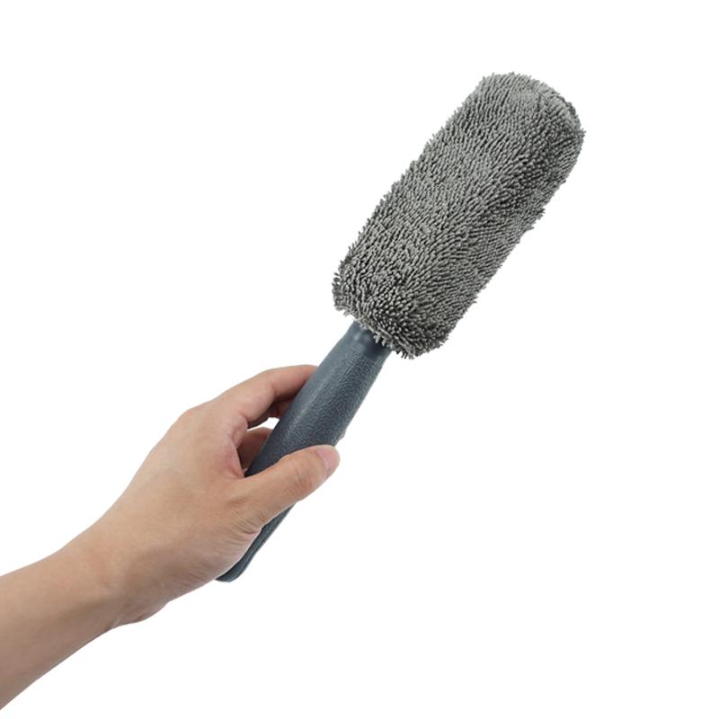 Autowas Portable Velgverzorging Microvezel Wiel Band Velg Borstel Auto Wiel Was Sen Schoonmaken Plastic Handvat Auto Was Sen Schoonmaak Gereedschap
