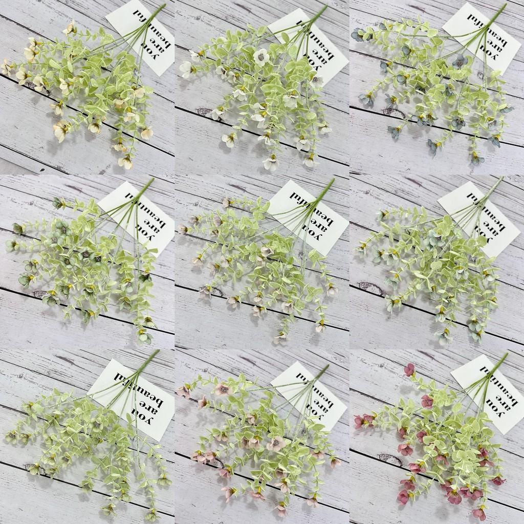 Dream Eucalyptus Blue Flower Bundle With Handmade Craft For Decoration Household