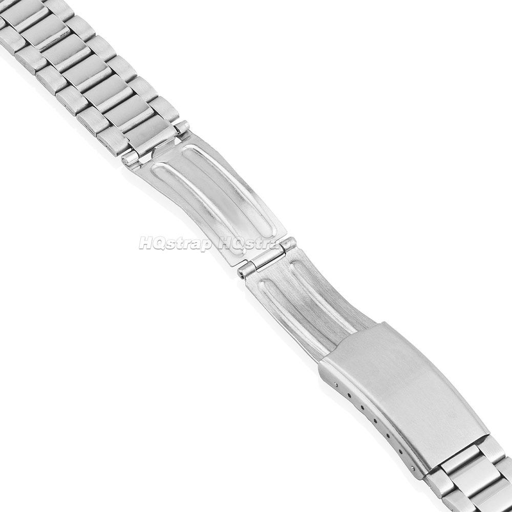 Stal Nierdzewna Pasek do Zegarka 12mm 14mm 18mm 20mm Srebrny Złoty Uniwersalny Pasek Metalowa Bransoleta z Zapięciem Składanym dla Mężczyzn Kobiet Opaska na Nadgarstek