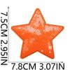 Spieltag Cartoon Stickerei Stoffaufkleber Pentagramm Sternmuster Bügelaufkleber Kleidung Hut Gepäck DIY Lochreparatur