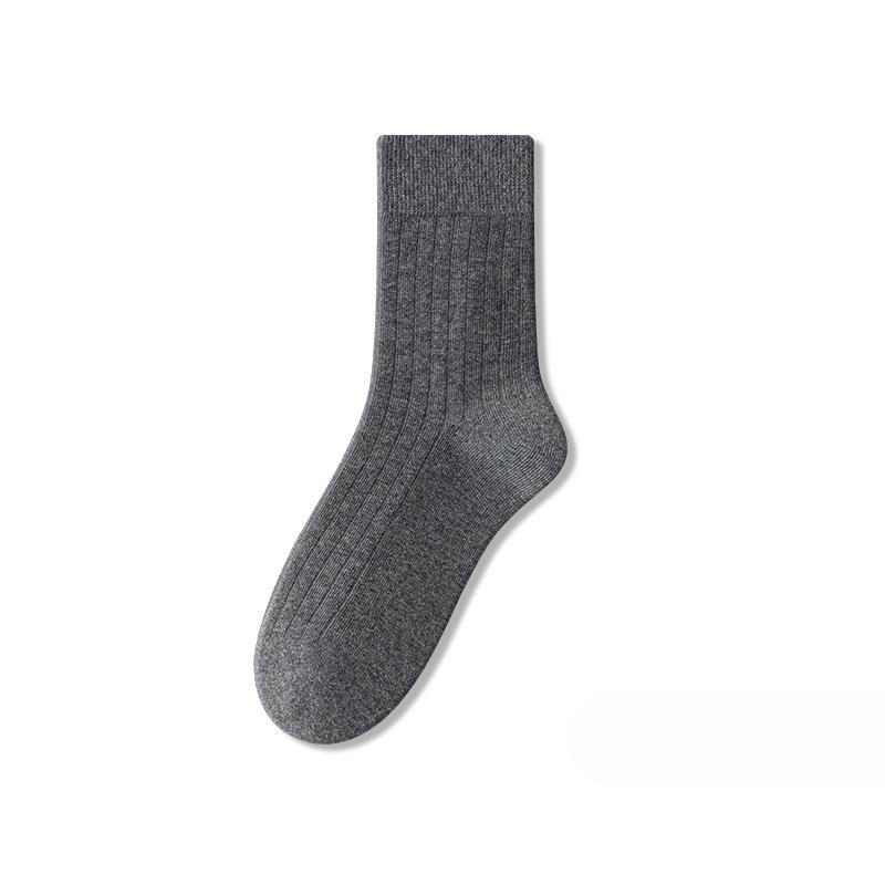 

Женские летние тонкие новые однотонные балетные дышащие носки-трубы 1 pair темно серый
