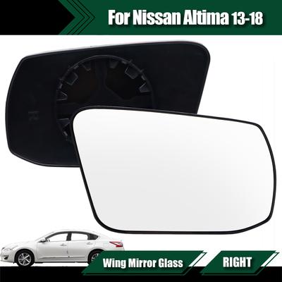 Right Passenger Side Wing Mirror Glass Heated For Nissan Altima 13-18 NA Version