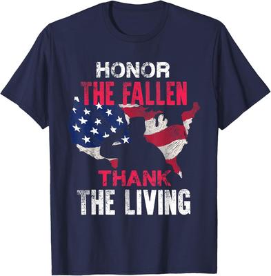 Honor the Fallen Veteran Themed Military Support Unisex T-Shirt