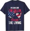 Honor the Fallen Veteran Themed Military Support Unisex T-Shirt
