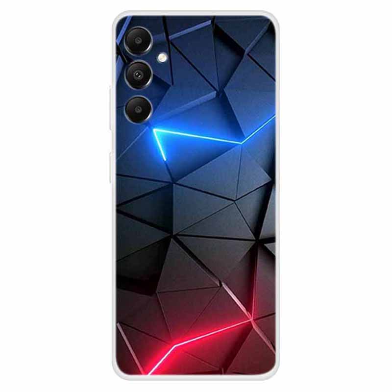 

Чохол для Samsung Galaxy A05s 4G з друком візерунка, м яка TPU задня кришка для мобільного телефону Red+Blue