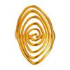 Simple Vortex Rotating Open Ring Stainless Steel Adjustable Size Open Vortex Ring Minimalist Jewelry Accessory