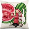 New Nordic Linen Pillowcase Summer Fruit Print Pillowcase Sofa Cushion Cover Home Furnishing
