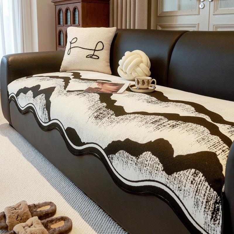 

Special-shaped sofa cushion is universal in all seasons 2025 new straight-row sofa seat cushion light luxury high-end sofa cover 45 * 45cm set