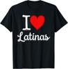 Ich liebe Latinas Liebhaber Hispano-Stolz Süßes Grafik-T-Shirt Lustig