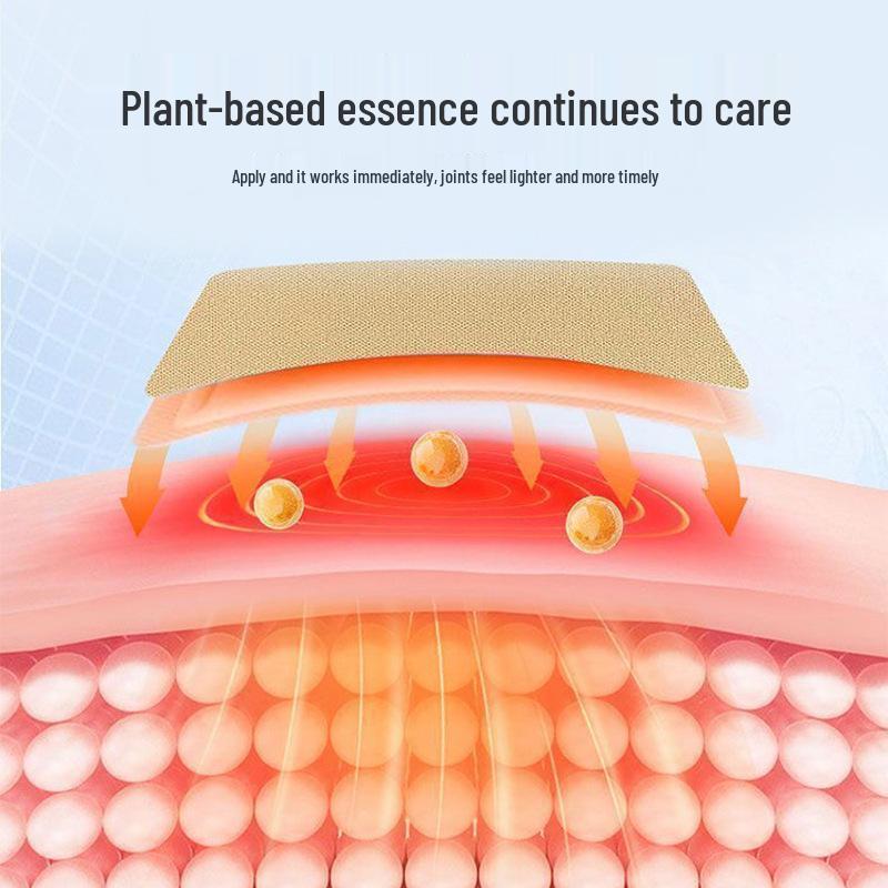 Vitality Goodies Plastry z tkaniny elastycznej z glukozaminą i chondroityną do wsparcia szyi, kolan, kręgosłupa lędźwiowego i kości.